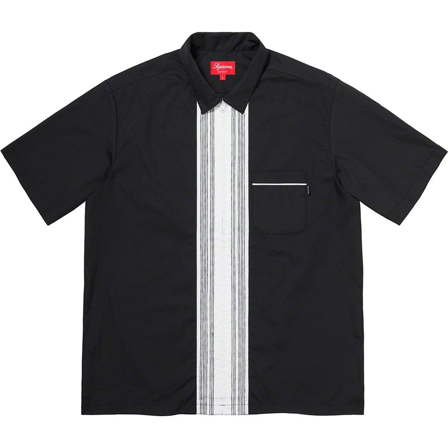 Supreme Bowling Zip S/S Shirt Black ...